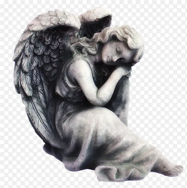 沉睡的天使雕像
