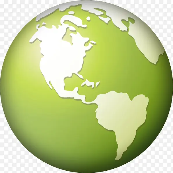 绿色创意 设计地球