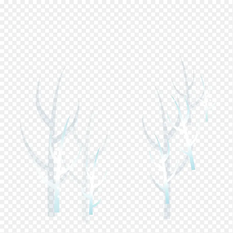 雪树矢量图
