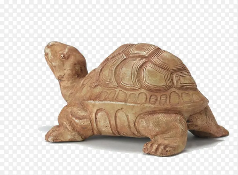石雕木雕仰头的爬行乌龟