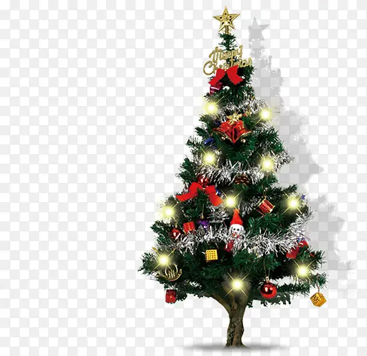 圣诞冬日装饰节日树木