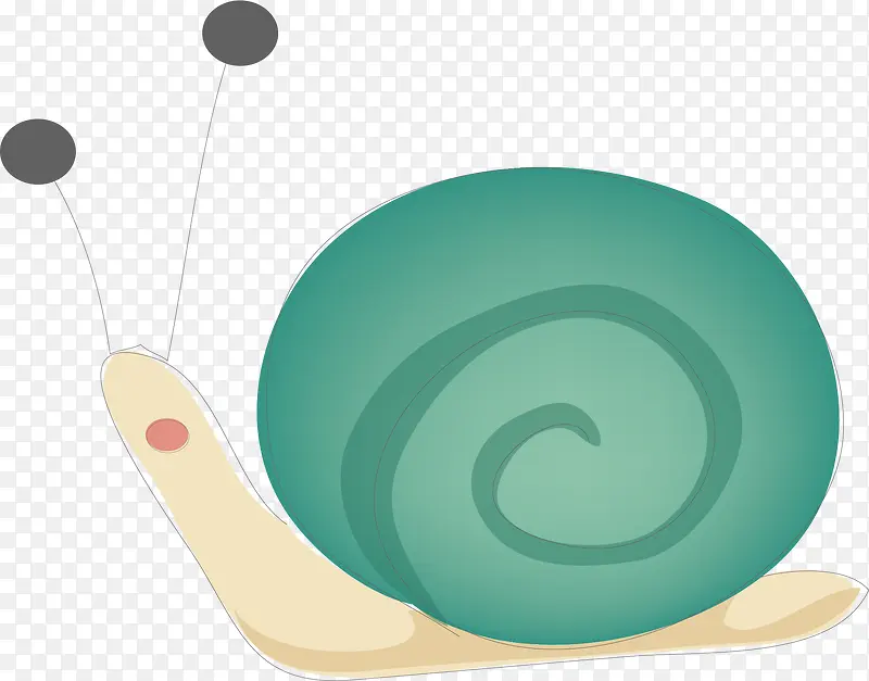 卡通蜗牛矢量