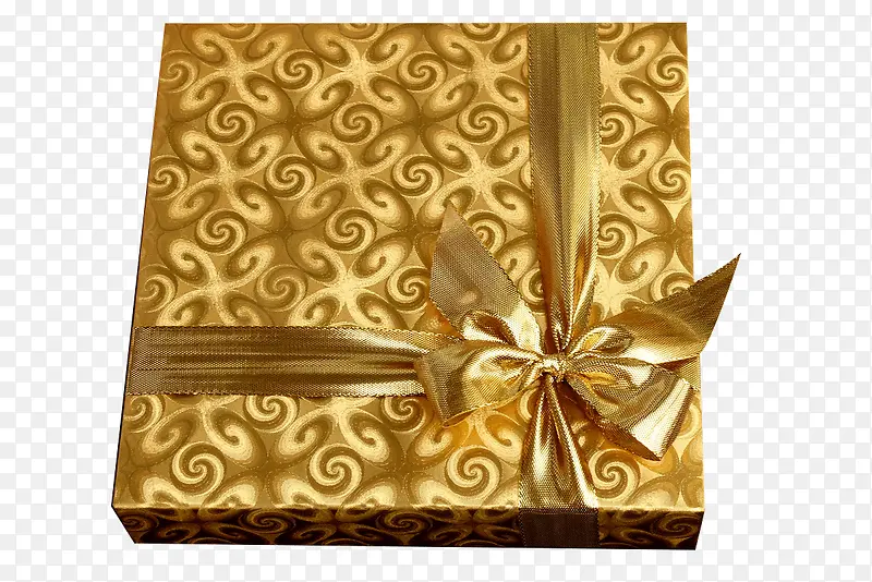 金色礼盒实物