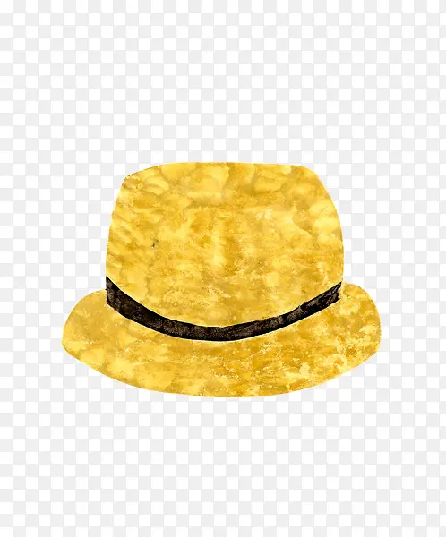 黄色草帽