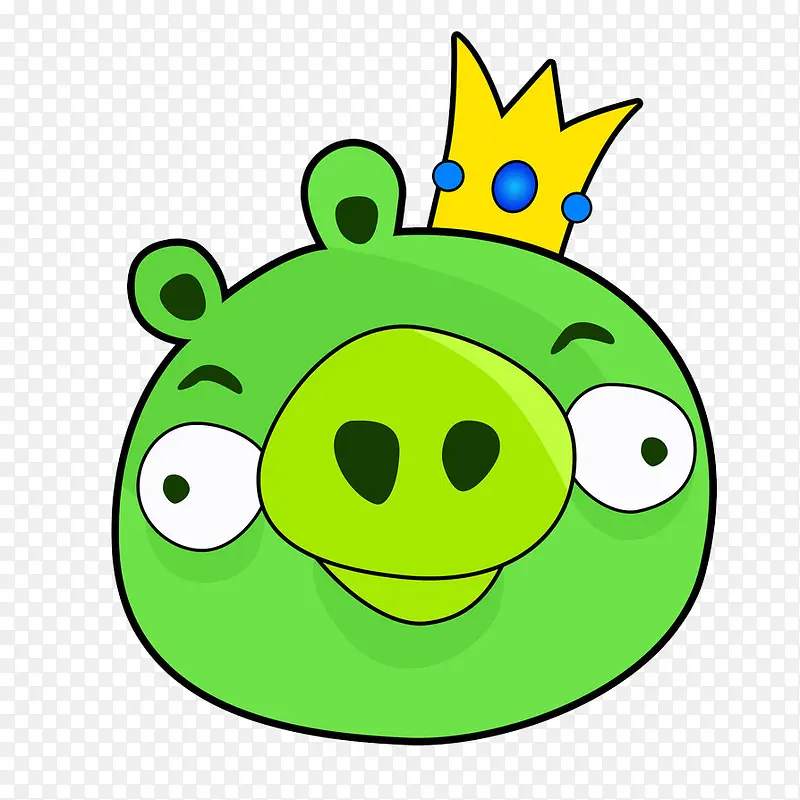 绿色小猪头