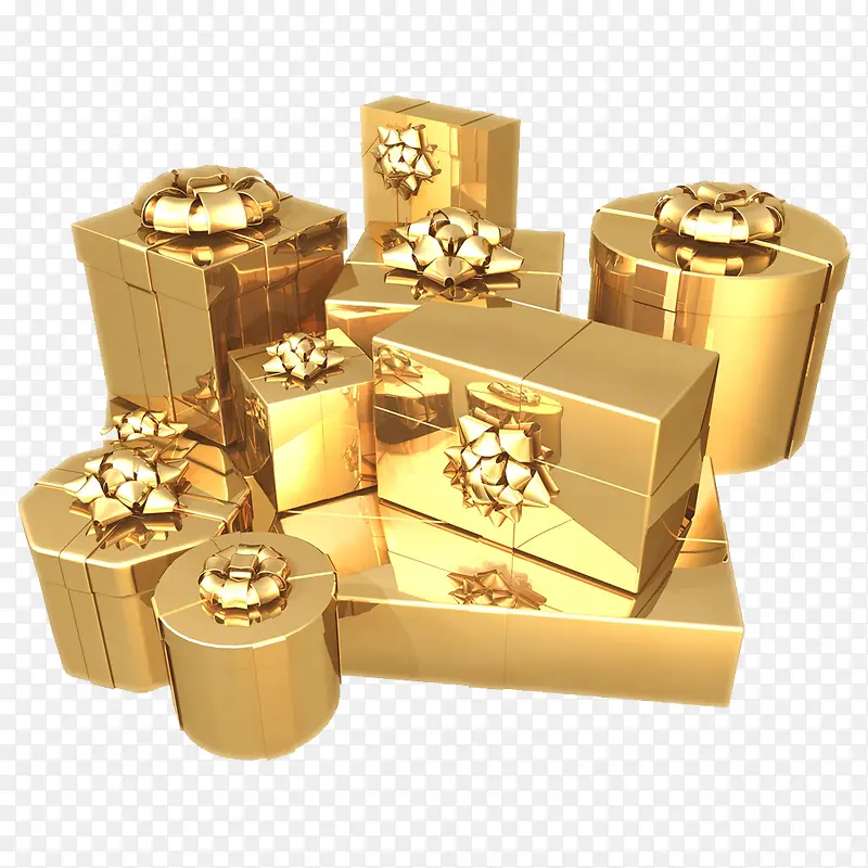 金色精致礼盒