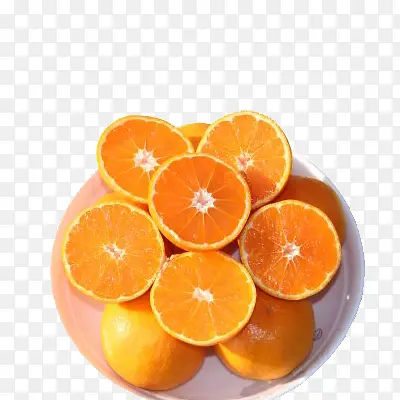 一盘橘子