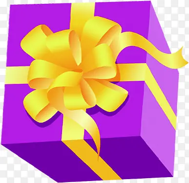 紫色礼物礼盒