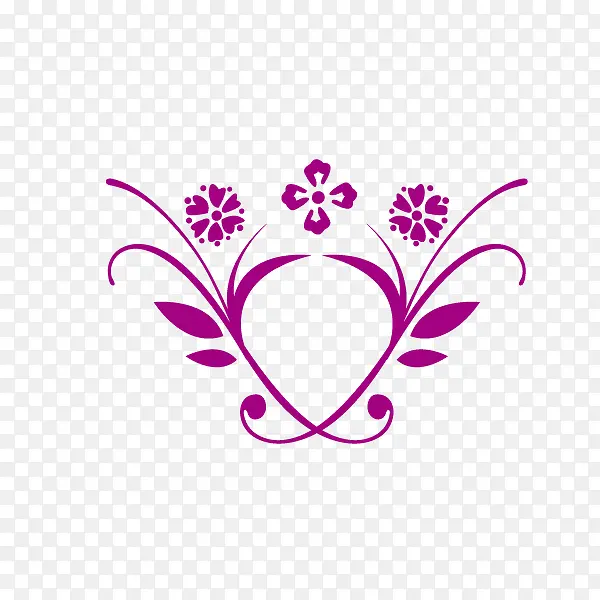 花纹底纹 紫色 中国风 装饰