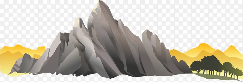 矢量手绘山峰PNG图片素材下载_图片编号qanzbvzm-免抠素材网