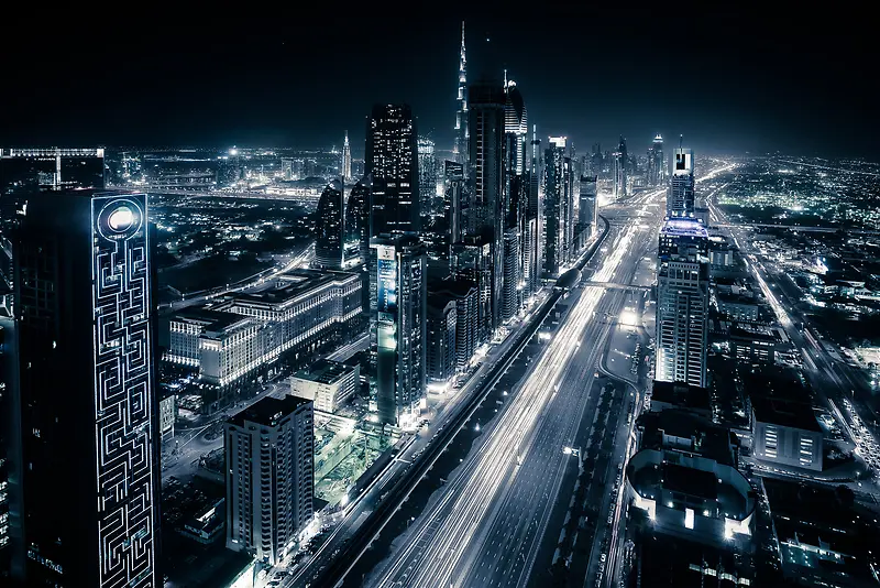 迪拜崛起沙漠城市