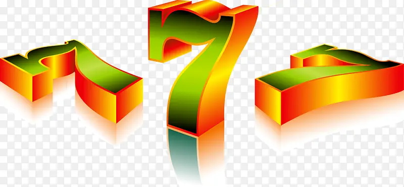矢量手绘立体数字7PNG图片素材下载_图片编号qonkzpdk-免抠素材网