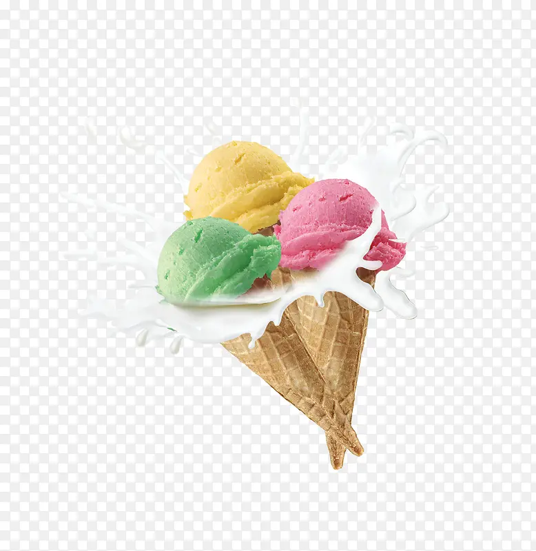甜筒冰淇淋