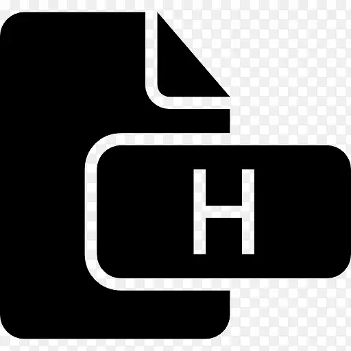 h文件的黑色界面符号图标