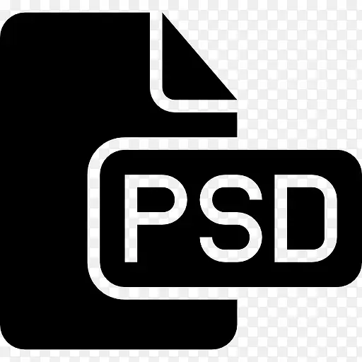 PSD文件的黑色界面符号图标