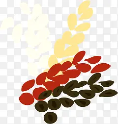 多彩麦穗图案