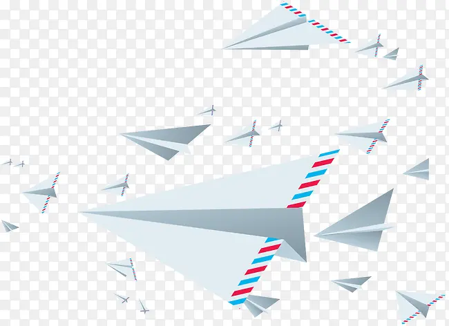 卡通纸飞机飞机