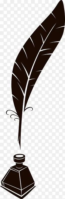 黑色树叶欧式花纹
