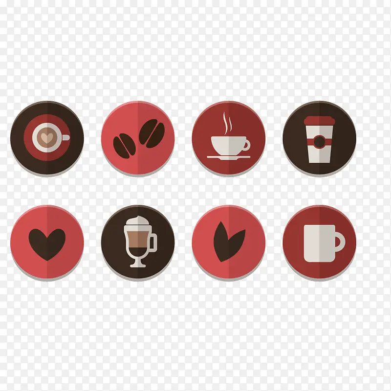咖啡店应用图标图形