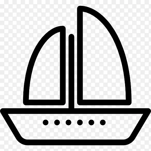 帆船航行图标