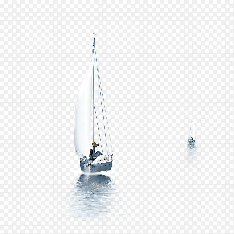 创意合成效果摄影帆船
