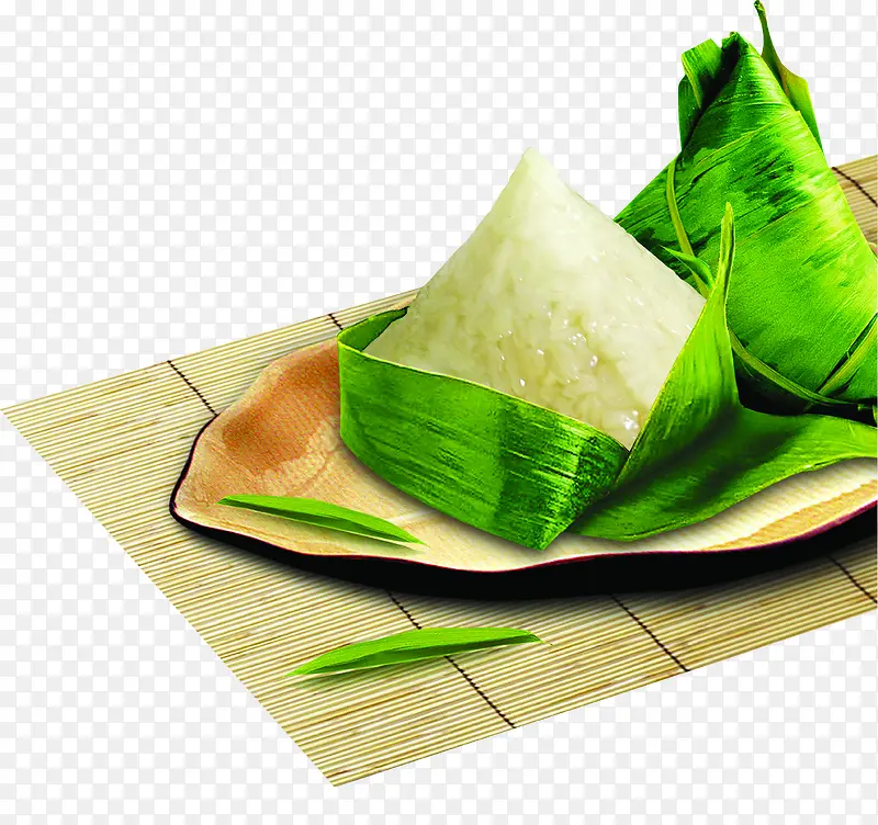 绿色粽子营养食物端午五月