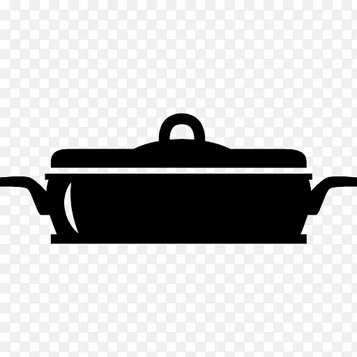 厨房的锅与盖图标