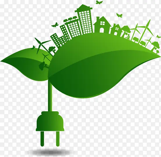 绿色环保公益素材矢量