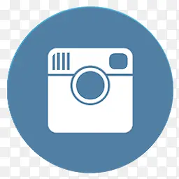 instagram干净的社会图标