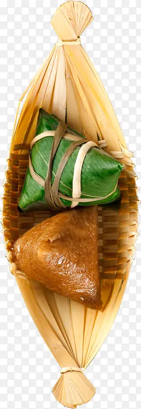 粽子端午节日竹篮艺术