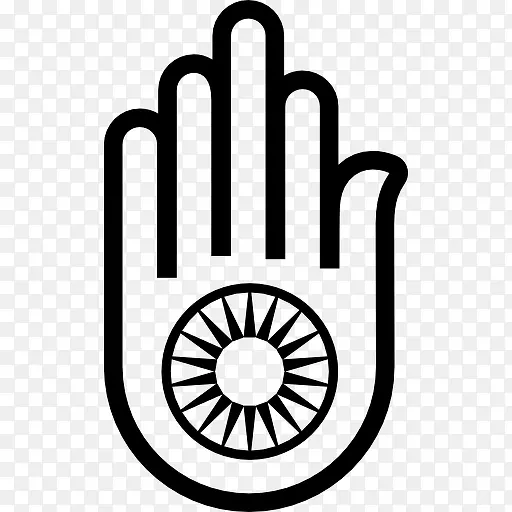 Hamsa Hand Hinduist 图标