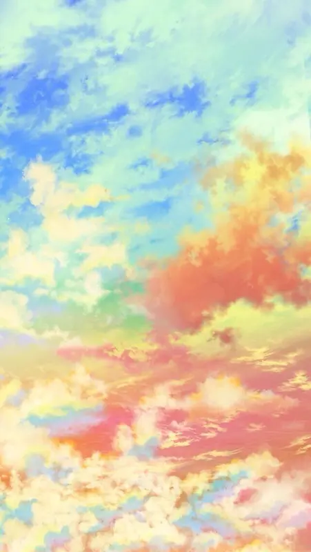 彩色天空场景壁纸