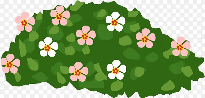 绿色小野花