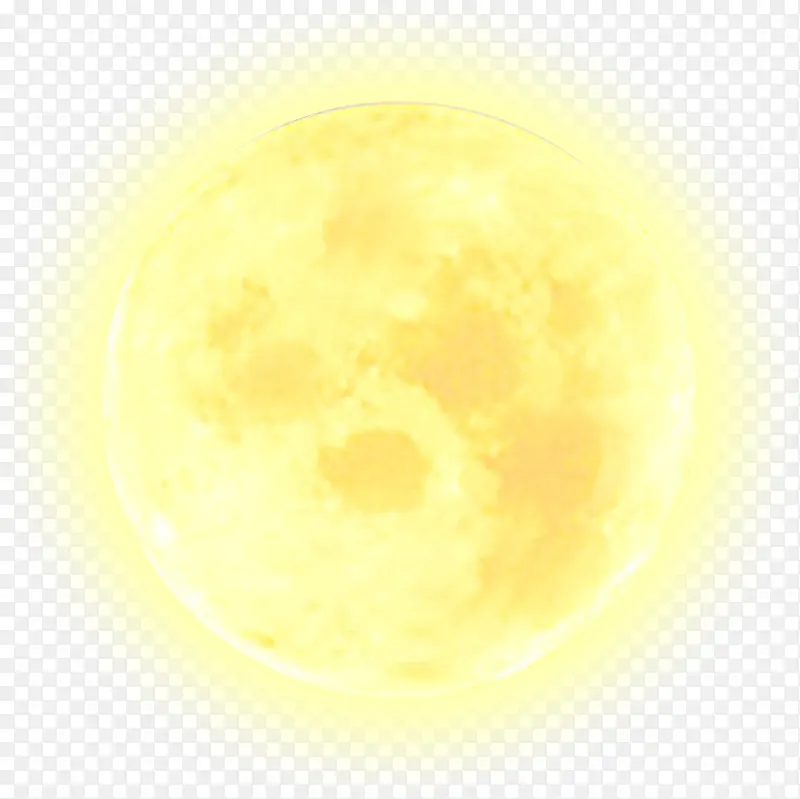 中秋节黄色月亮图片