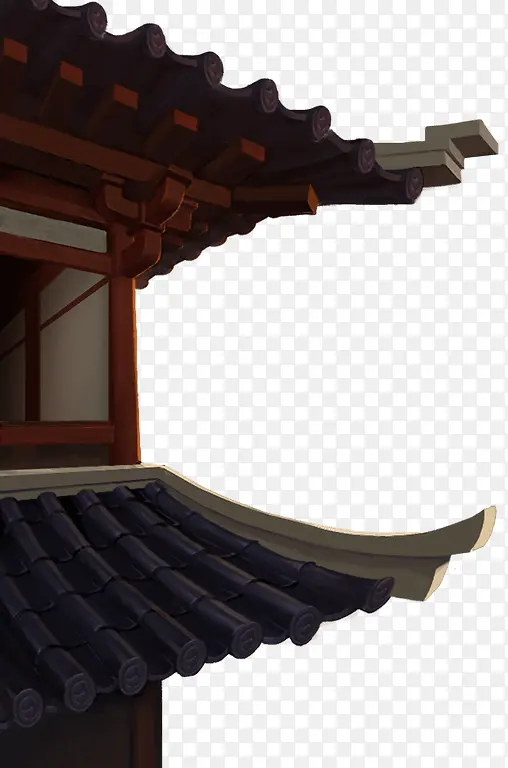 屋檐阁楼中国风建筑