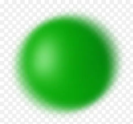 创意合成绿色的球形形状