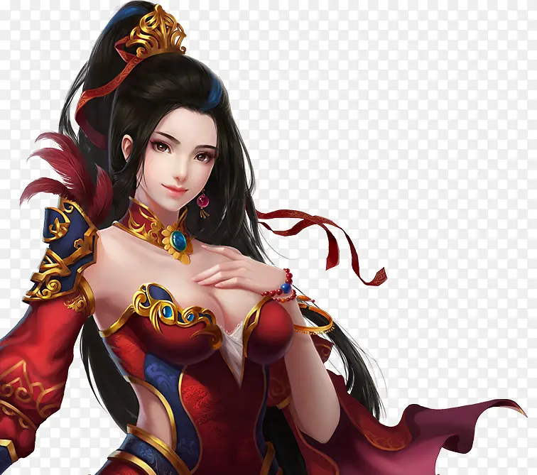 创意合成人物立绘设计效果