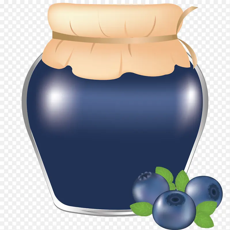 一罐蓝莓汁
