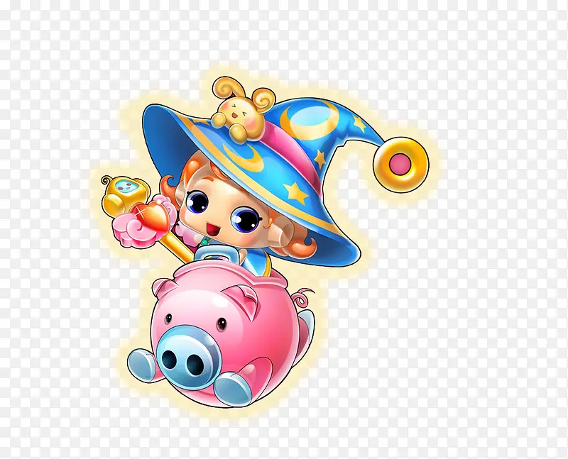 卡通魔法师