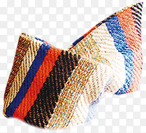 高清冬季彩色纹理围巾
