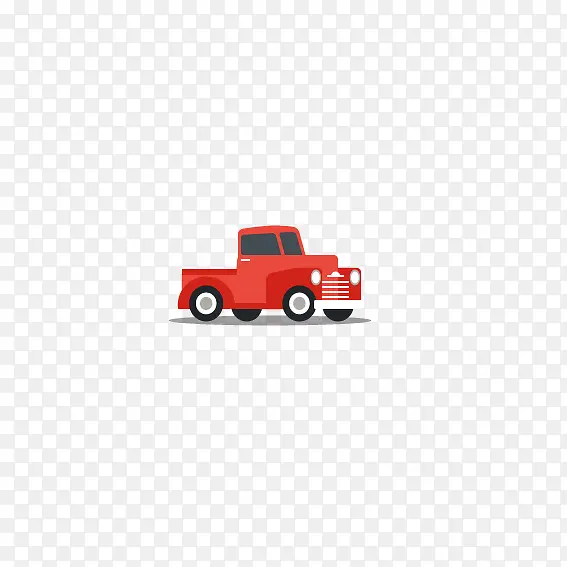 红色P卡车