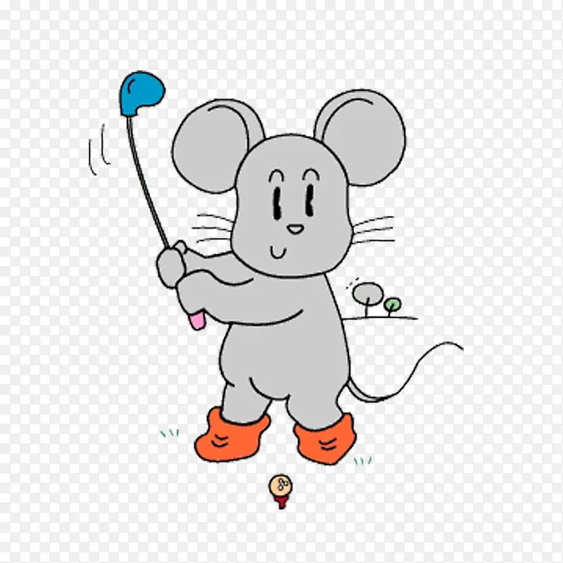 老鼠打高尔夫球