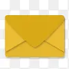 橙色电子邮件图标