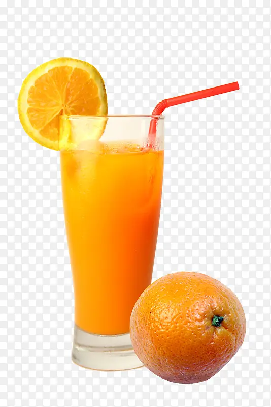 鲜榨橙汁素材