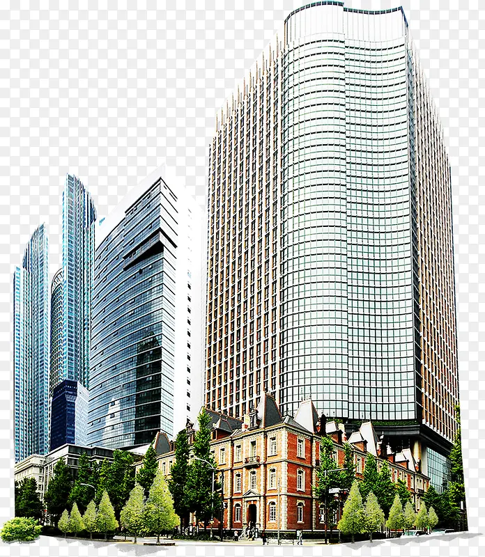城市建筑样式商业地产