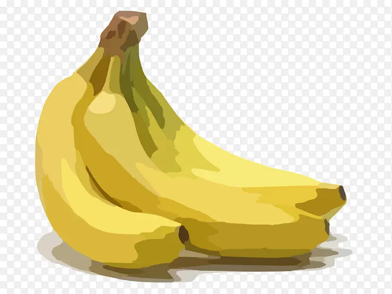 水彩绘画香蕉