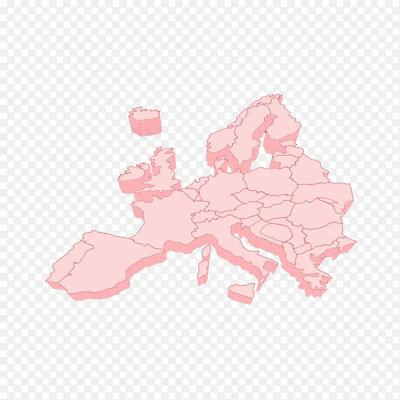 欧洲3D地图