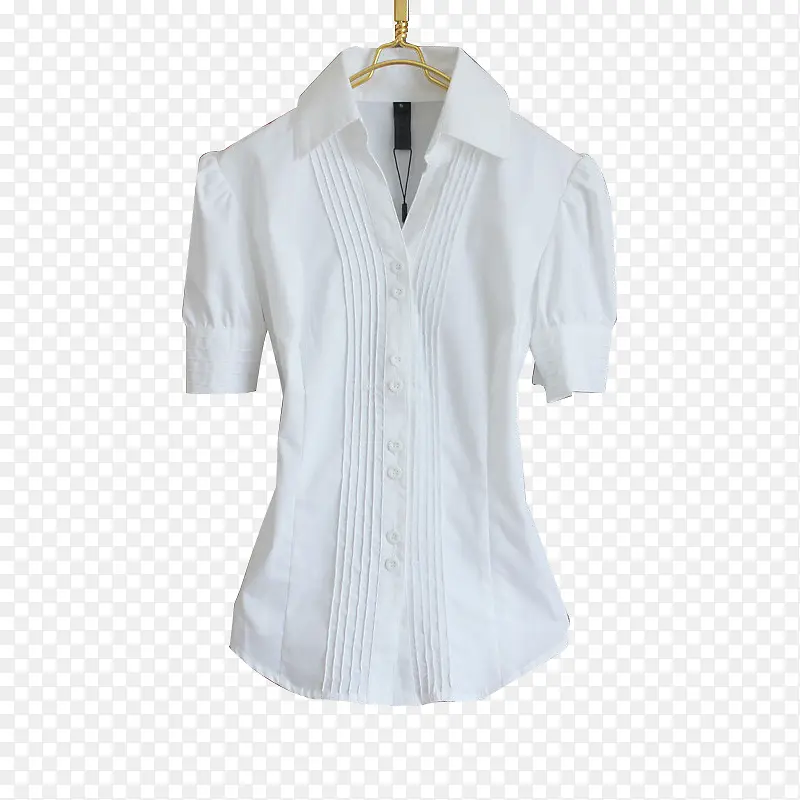 现代化时尚简洁大方白色衬衫