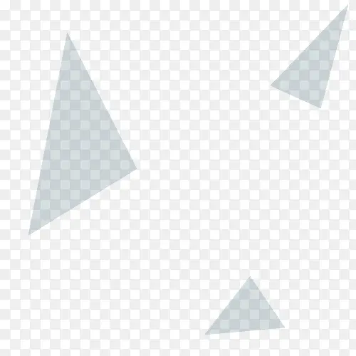 灰色三角散乱不规则漂浮