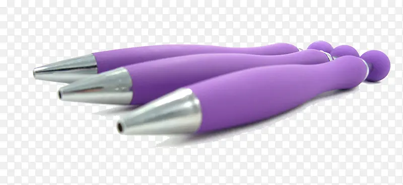 紫色的圆珠笔